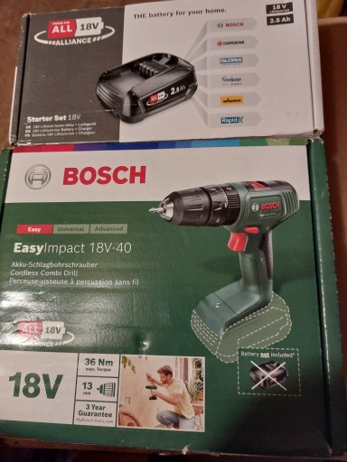 Zdjęcie oferty: Wiertarko-wkrętarka akumul. EasyDrill 18V-40 BOSCH