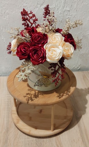 Zdjęcie oferty: Flower box wieczne róże Dzień Mamy urodziny 