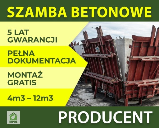 Zdjęcie oferty: SZAMBO BETONOWE 10M3 Zbiornik na szambo deszczówkę
