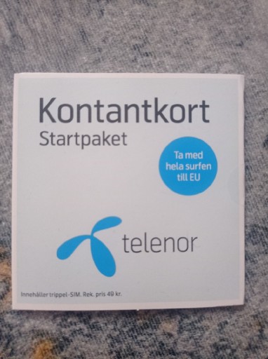 Zdjęcie oferty: Telenor Sim Sweden