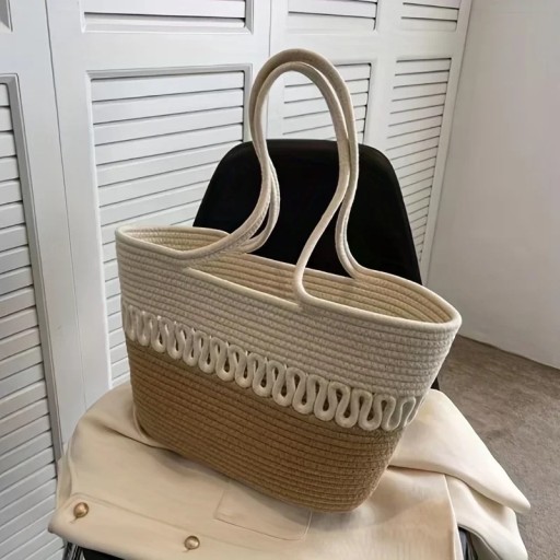 Zdjęcie oferty: Elegancka torba na plaże ręcznie robiona
