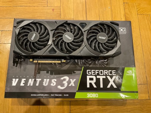 Zdjęcie oferty: Karta graficzna RTX3080 OC Ventus 3x MSI 10GB