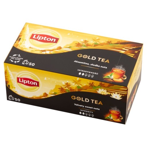 Zdjęcie oferty: LIPTON GOLD Herbata czarna 50 torebek