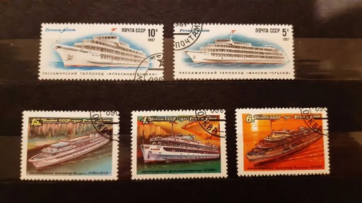Zdjęcie oferty: znaczki ZSRR statki