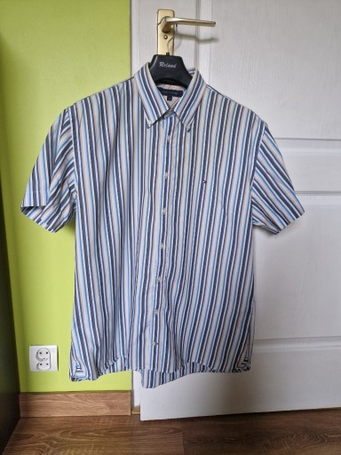 Zdjęcie oferty: Koszula męska z krótkim rękawem | Tommy Hilfiger | Rozmiar XL