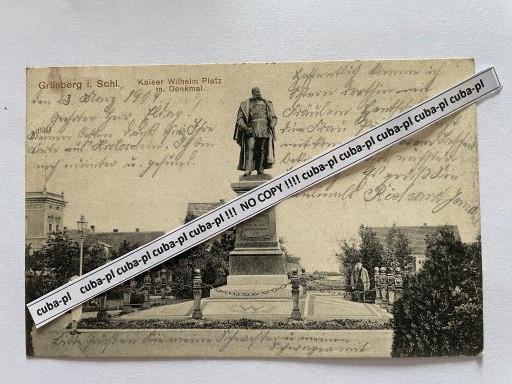 Zdjęcie oferty: Zielona Góra Grunberg Kaiser Wilhelm Platz 1904r