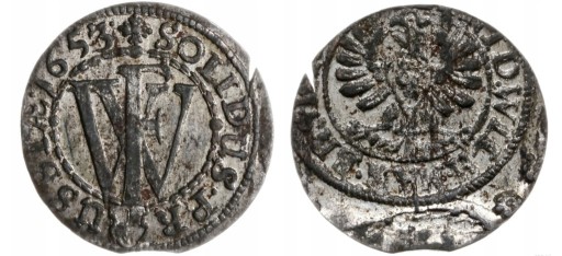 Zdjęcie oferty: Prusy Królewiec Fryderyk Wilhelm szeląg 1653 st.1