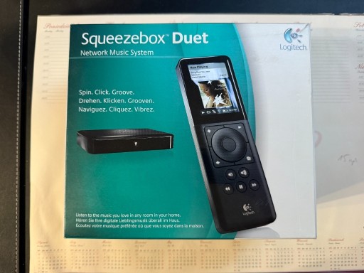 Zdjęcie oferty: Squeezebox Duet Logitech odtwarzacz siecowy BOX
