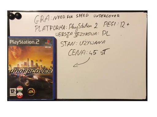 Zdjęcie oferty: Need for Speed Undercover PS2 [PL]