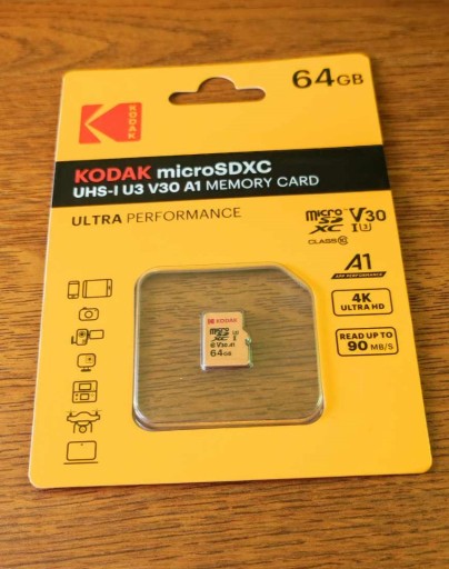 Zdjęcie oferty: Karta pamięci MicroSDXC Kodak 64GB 