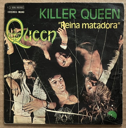 Zdjęcie oferty: Queen Killer Queen SP 7" Hiszpania VG+/G+