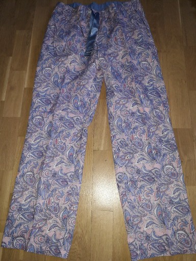 Zdjęcie oferty: Spodnie piżama, satyna bawełniana, damskie r. M,
