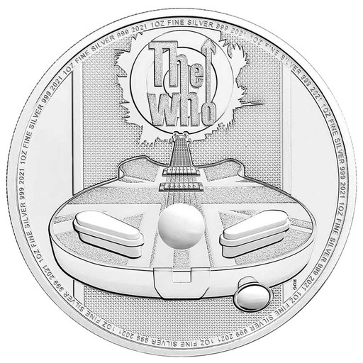 Zdjęcie oferty: Srebrna moneta Legendy Muzyki The Who 2021 1 uncja Ag.999
