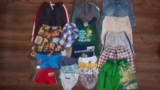 Zdjęcie oferty: Zestaw ubrań dla chłopca na lato rozmiar 80-86