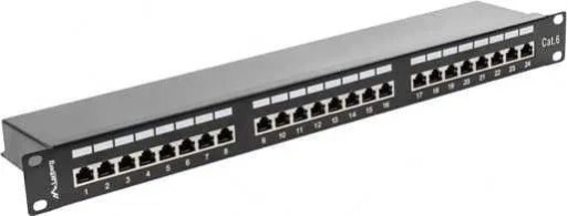 Zdjęcie oferty: Patch panel 24 port 1U 19 kat. 6 ekranowany Landberg