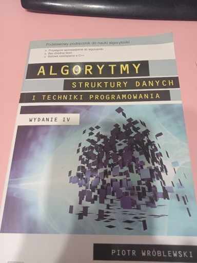 Zdjęcie oferty: Algorytmy i struktury danych i techniki programowa