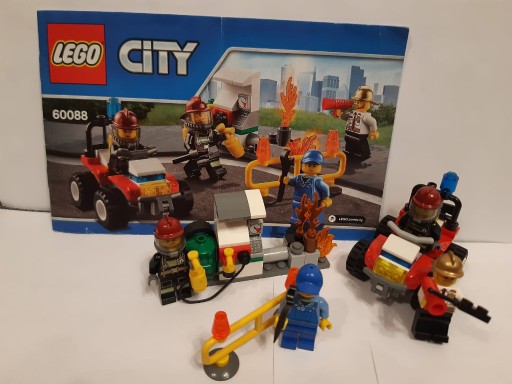 Zdjęcie oferty: Klocki Lego City - strażacy - 60088, oryginał