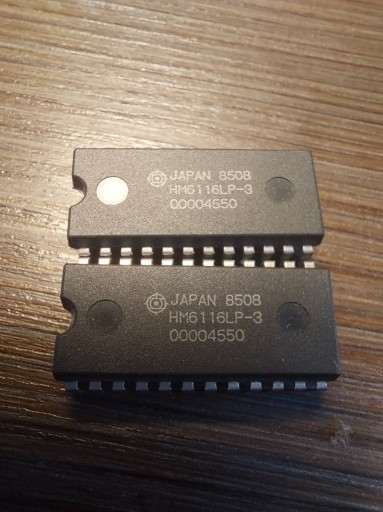 Zdjęcie oferty: hm6116 2K sram pamięć do interfejsu fdd3000, zx spectrum, Timex 