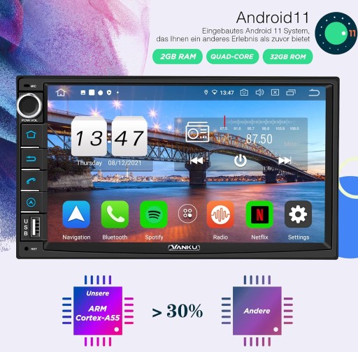 Zdjęcie oferty: Vanku Android 10 radio samochodowe z nawigacją