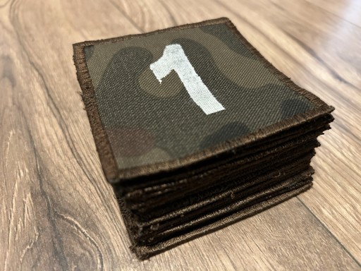 Zdjęcie oferty: Naszywki numeryczne do szkolenia np. PSBS