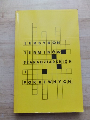 Zdjęcie oferty: Leksykon terminów szaradziarskich