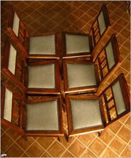 Zdjęcie oferty: Stylowe drewniane krzesła (komplet 6 szt.)