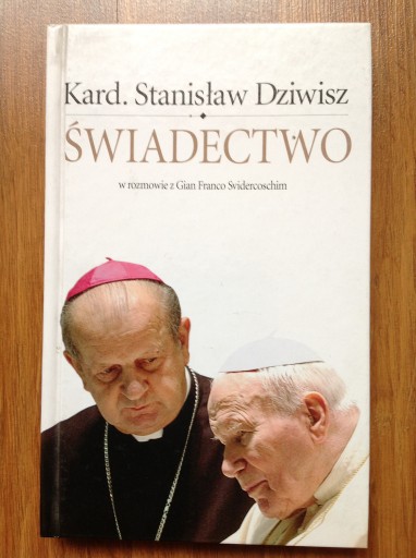 Zdjęcie oferty: Kard. Stanisław Dziwisz - Świadectwo