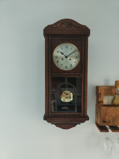 Zdjęcie oferty: Oryginalny zegar ścienny Warmink-po serwisie zegarmistrza,w pełni sprawny 