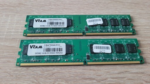 Zdjęcie oferty: Pamięć RAM Vram DDR2 1GB retro 667 VR667D264L5/1G