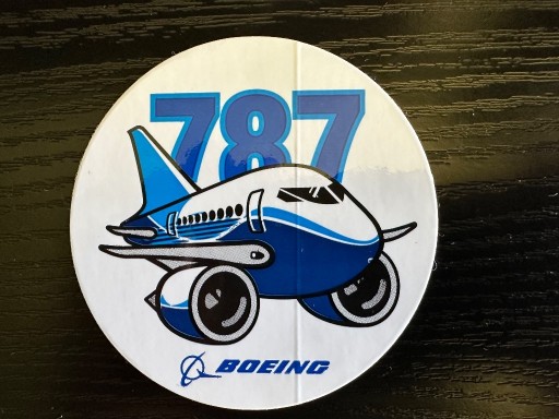 Zdjęcie oferty: BOEING 787 NAKLEJKA