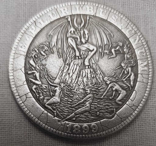 Zdjęcie oferty: 1 Dolar USA ,Morgan Dolar,1899,Hobo Nickel ,KOPIA 