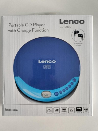 Zdjęcie oferty: Lenco CD011 BU to przenośny odtwarzacz CD