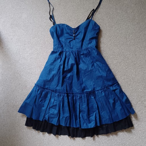 Zdjęcie oferty: Sukienka na ramiączkach kolor niebieski 
