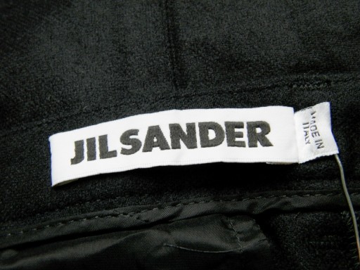 Zdjęcie oferty: Jil Sander czarne spodnie w kant wełna kaszmir