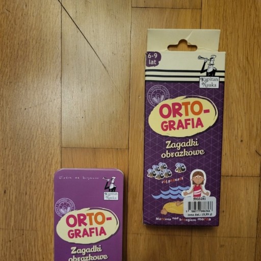 Zdjęcie oferty: Ortografia 6-9 lat. Zagadki. Kapitan Nauka