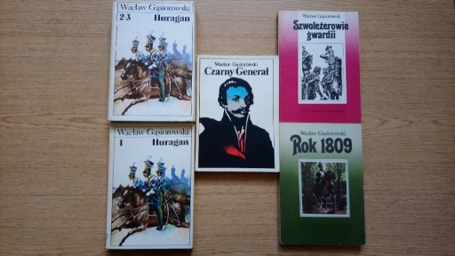 Zdjęcie oferty: 4 książki - Huragan, Rok 1809 i inne 
