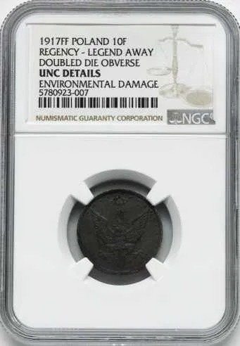 Zdjęcie oferty: 10 fenigów 1917 NGC UNC