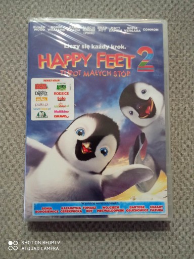 Zdjęcie oferty: Happy Feet 2 tupot małych stóp DVD Tanio w folii