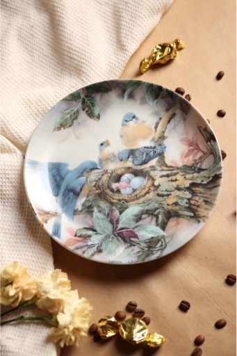 Zdjęcie oferty: Talerz ozdobny Lena Liu George ptaki porcelana