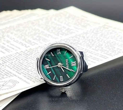 Zdjęcie oferty: Nowy Zegarek jak sygnet na palec srebrny