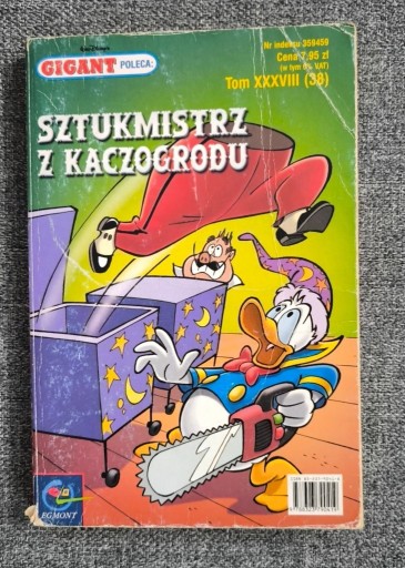 Zdjęcie oferty: komiks GIGANT nr 38/2004, Sztukmistrz z Kaczogrodu