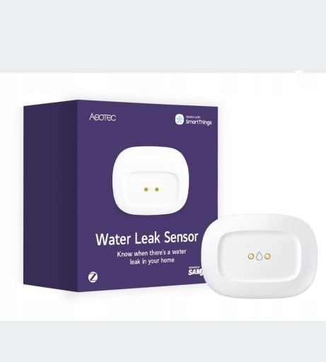Zdjęcie oferty: Czujnik zalania Aeotec Water Leak Sensor SmartThings ZigBee