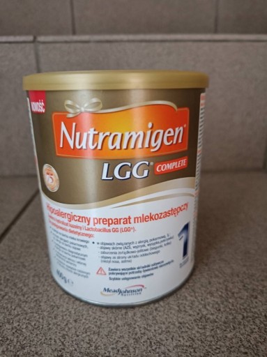 Zdjęcie oferty: Mleko modyfikowane Nutramigen LGG