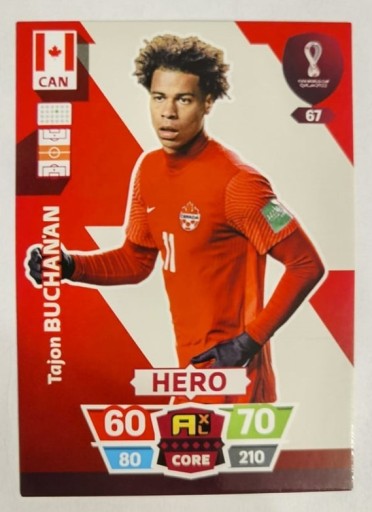 Zdjęcie oferty: Karta Panini WORLD CUP QATAR 2022 Hero 67 Buchanan