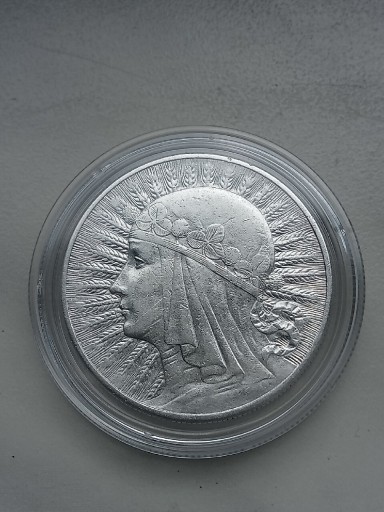 Zdjęcie oferty: Moneta 10 złotych 1932 r bzm Głowa srebro 