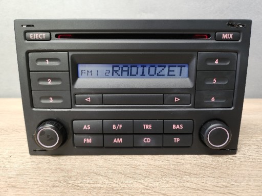 Zdjęcie oferty: Radio samochodowe Volkswagen RCD200 CD Polo + kod