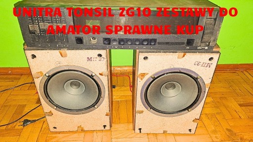 Zdjęcie oferty: UNITRA TONSIL ZG10 zestawy głośnikowe do amator sprawne kup