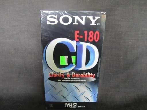 Zdjęcie oferty: Kaseta VHS SONY E- 180_Nowa