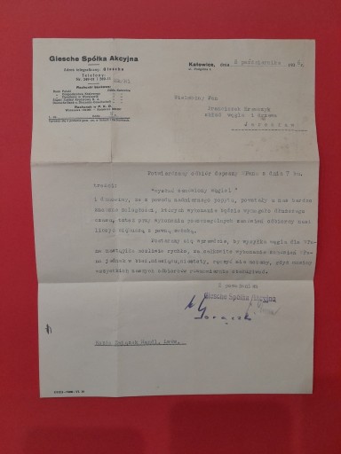 Zdjęcie oferty: Giesche Spółka Akcyjna. Katowice 1938 r