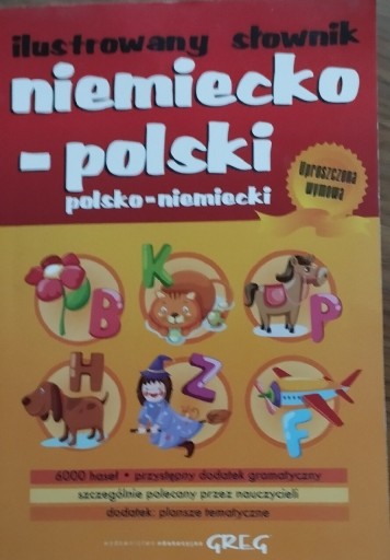 Zdjęcie oferty: Ilustrowany słownik niemiecko-polski, polsko-niem
